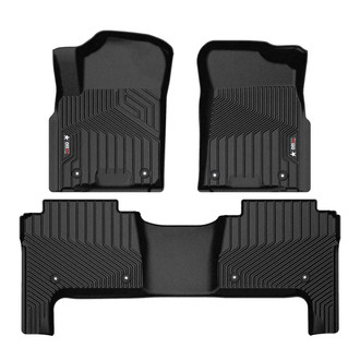 OMAC® - Texan 1st & 2nd Row Black Floor Mat Set