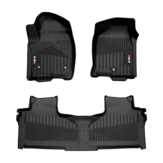 OMAC® - Texan 1st & 2nd Row Black Floor Mat Set