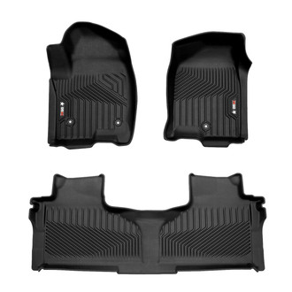 OMAC® - Texan 1st & 2nd Row Black Floor Mat Set
