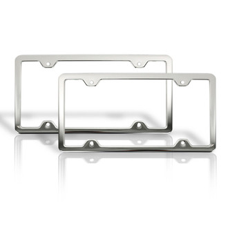 OMAC® - Chrome License Plate Frame Tag Holder