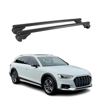 OMAC® - Black Raised Roof Rails Cross Bars