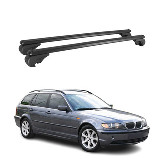 OMAC® - Black Raised Roof Rails Cross Bars