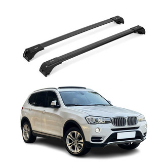 OMAC® - Black Flush-Mounted Roof Rails Cross Bars