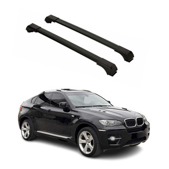 OMAC® - Black Flush-Mounted Roof Rails Cross Bars