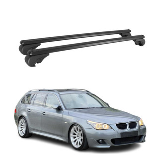 OMAC® - Black Raised Roof Rails Cross Bars
