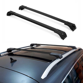 OMAC® - Black Flush-Mounted Roof Rails Cross Bars