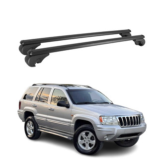 OMAC® - Black Raised Roof Rails Cross Bars