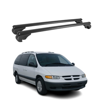 OMAC® - Black Raised Roof Rails Cross Bars