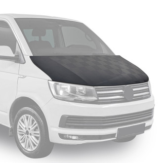 OMAC® - Full Coverage Chequered Car Bonnet Mask Hood Bra