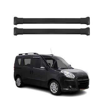 OMAC® - Black Raised Roof Rails Cross Bars