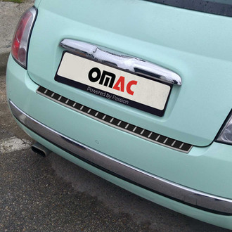 OMAC® - Polished with Black Rear Bumper Sill Cover