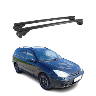 OMAC® - Black Raised Roof Rails Cross Bars