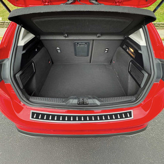 OMAC® - Polished with Black Rear Bumper Sill Cover