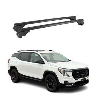 OMAC® - Black Raised Roof Rails Cross Bars