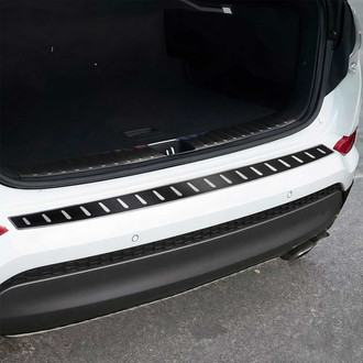 OMAC® - Silver with Black Rear Bumper Sill Cover