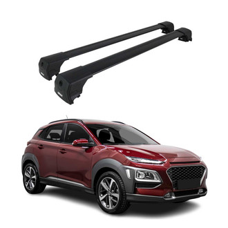 OMAC® - Black Flush-Mounted Roof Rails Cross Bars
