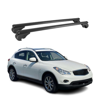 OMAC® - Black Raised Roof Rails Cross Bars