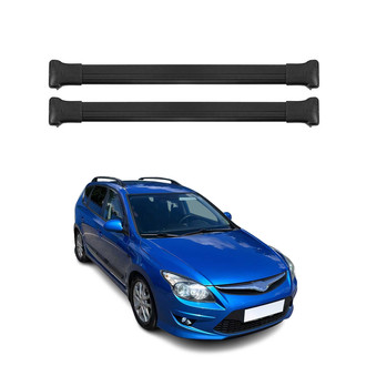 OMAC® - Black Raised Roof Rails Cross Bars