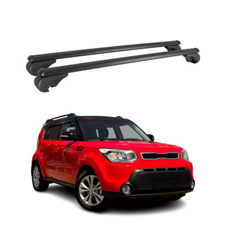 OMAC® - Black Raised Roof Rails Cross Bars