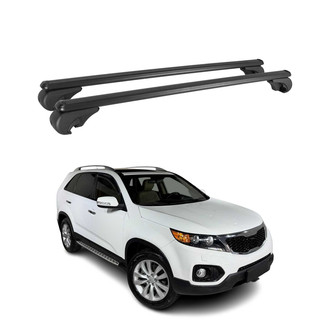 OMAC® - Black Raised Roof Rails Cross Bars
