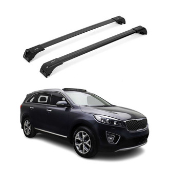 OMAC® - Black Flush-Mounted Roof Rails Cross Bars