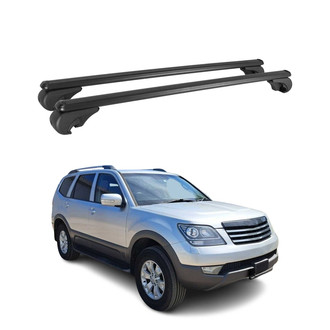 OMAC® - Black Raised Roof Rails Cross Bars