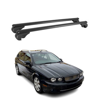 OMAC® - Black Raised Roof Rails Cross Bars