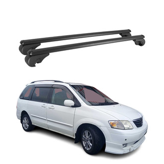 OMAC® - Black Raised Roof Rails Cross Bars