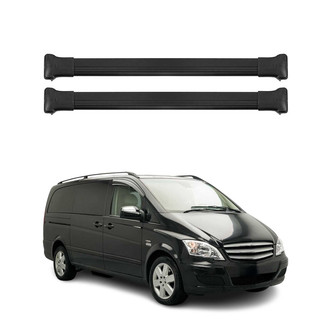 OMAC® - Black Raised Roof Rails Cross Bars