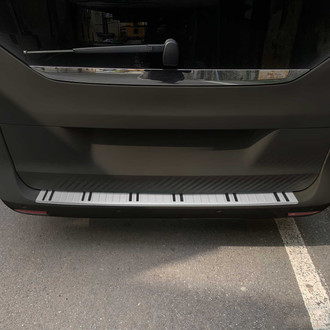 OMAC® - Brushed Black Rear Bumper Sill Cover