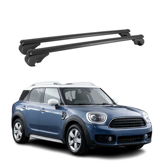 OMAC® - Black Raised Roof Rails Cross Bars