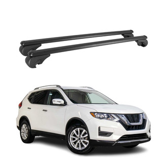 OMAC® - Black Raised Roof Rails Cross Bars