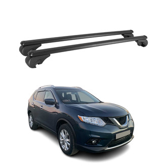 OMAC® - Black Raised Roof Rails Cross Bars