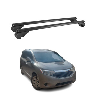 OMAC® - Black Raised Roof Rails Cross Bars