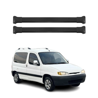 OMAC® - Black Raised Roof Rails Cross Bars