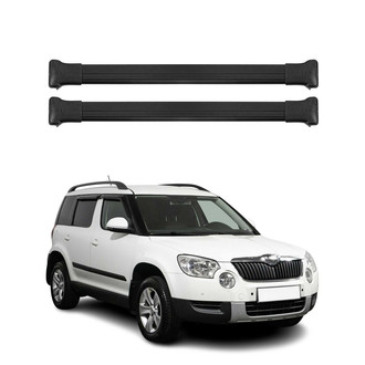 OMAC® - Black Raised Roof Rails Cross Bars