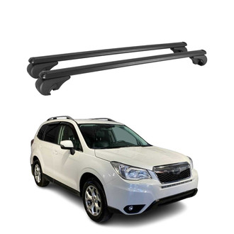 OMAC® - Black Raised Roof Rails Cross Bars