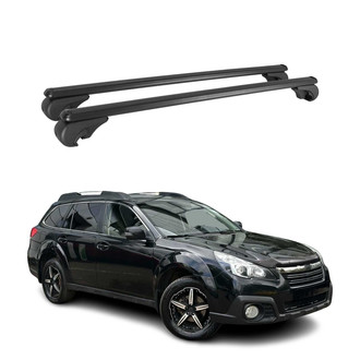 OMAC® - Black Raised Roof Rails Cross Bars