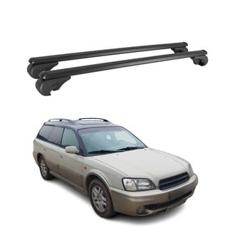 OMAC® - Black Raised Roof Rails Cross Bars