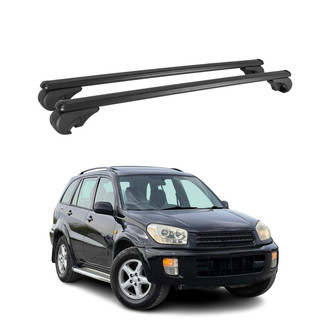 OMAC® - Black Raised Roof Rails Cross Bars