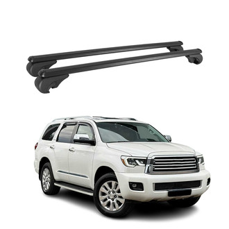 OMAC® - Black Raised Roof Rails Cross Bars