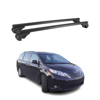 OMAC® - Black Raised Roof Rails Cross Bars