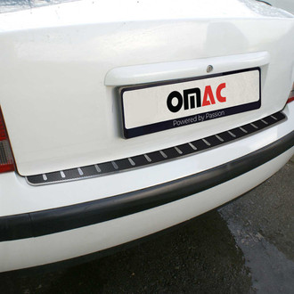 OMAC® - Polished with Black Rear Bumper Sill Cover