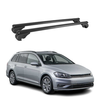 OMAC® - Black Raised Roof Rails Cross Bars