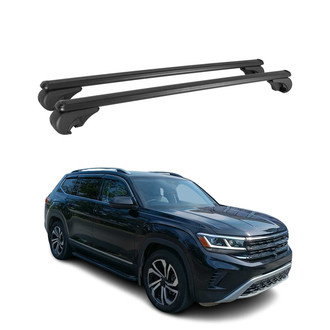 OMAC® - Black Raised Roof Rails Cross Bars