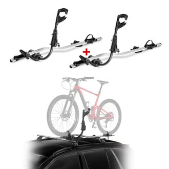 OMAC® - Silver Lockable Roof Mount Bike Rack