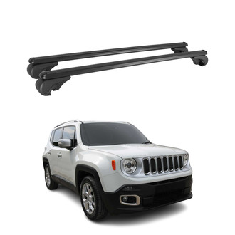 OMAC® - Black Raised Roof Rails Cross Bars