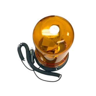 OMAC® - Overhead Alarm Garage Sensor Amber Rotary Beacon Light with Siren