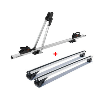 OMAC® - 42" Silver Roof Rail Cross Bar and Bike Carrier