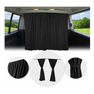OMAC® - Cab Divider Van Curtain Kit, 79" x 71"